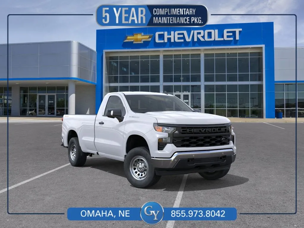 White 2026 Chevrolet Silverado 1500 WT for sale in Omaha, NE