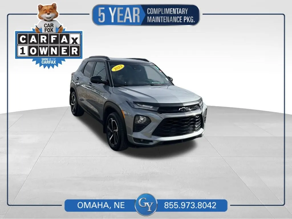 Gray 2023 Chevrolet TrailBlazer RS for sale in Omaha, NE