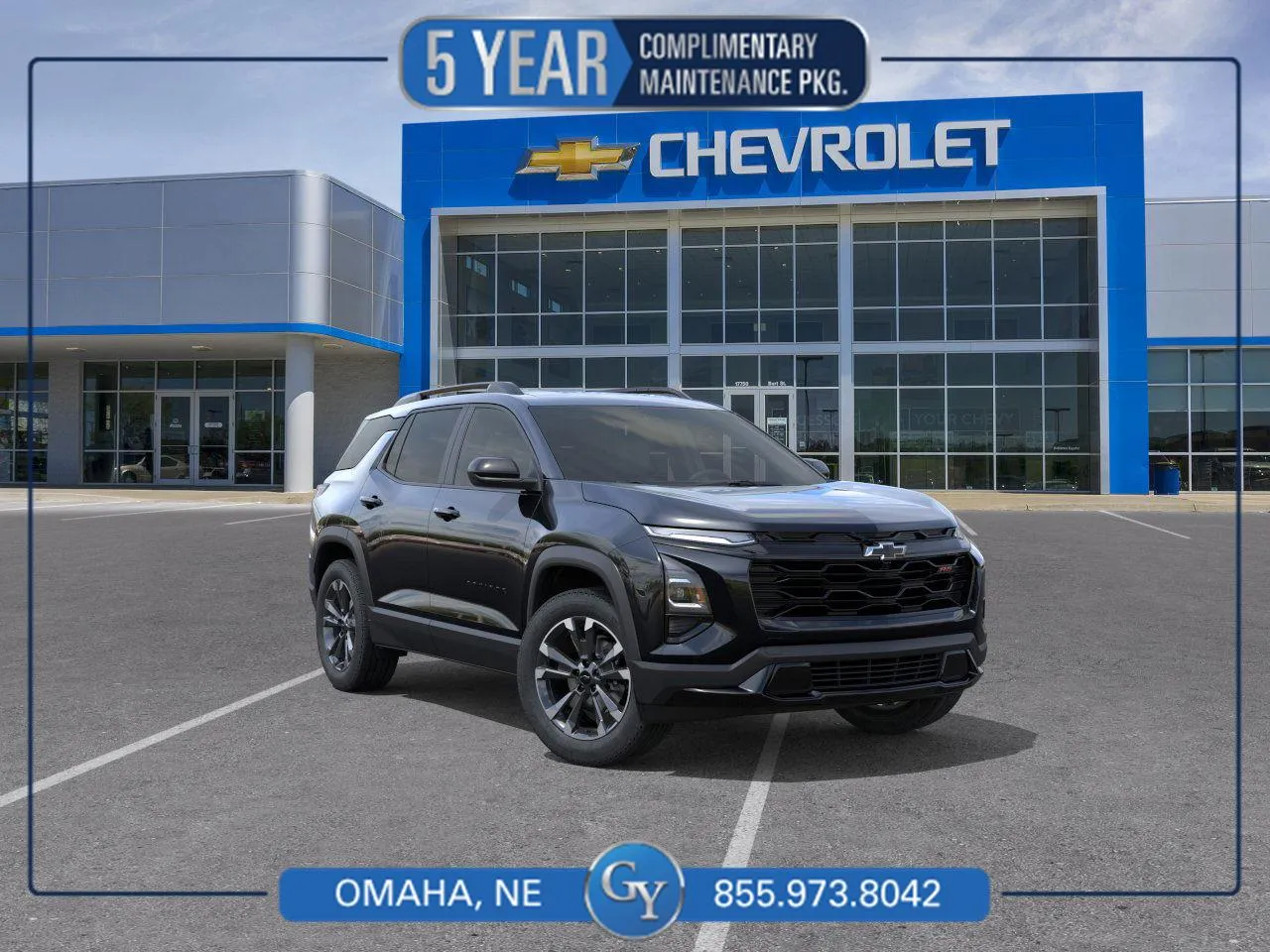 Black 2026 Chevrolet Equinox AWD RS for sale in Omaha, NE