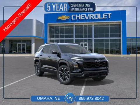 Black 2026 Chevrolet Equinox RS for sale in Omaha, NE