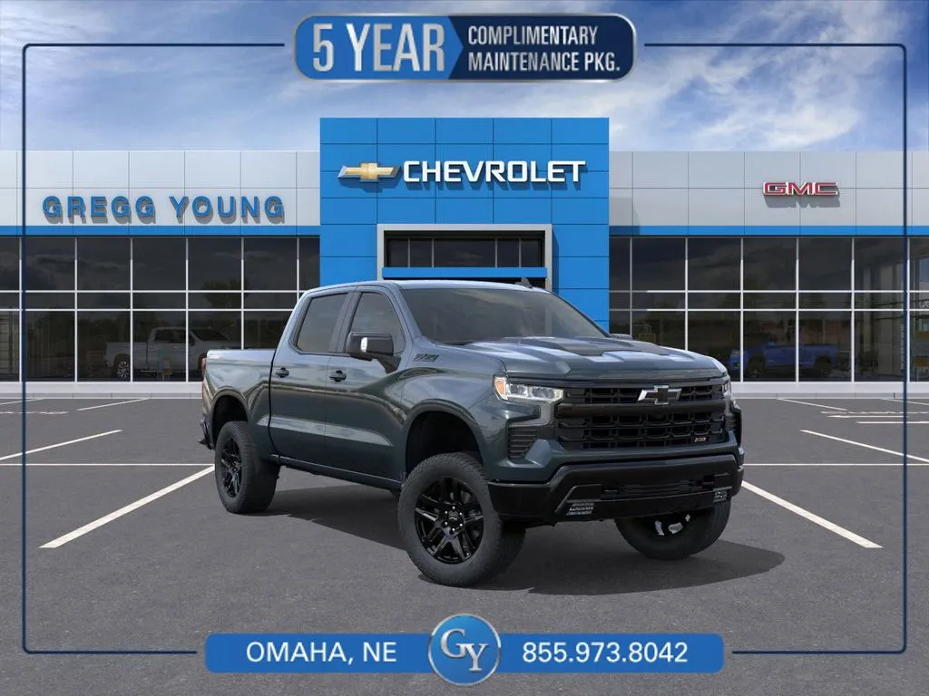 Gray 2026 Chevrolet Silverado 1500 LT Trail Boss for sale in Omaha, NE