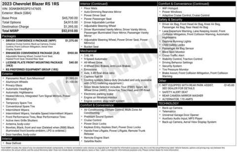 Photos of 2023 Chevrolet Blazer RS for sale in Omaha, NE at Gregg Young Chevrolet of Omaha