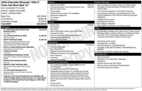 Photos of 2026 Chevrolet Silverado 1500 LT for sale in Omaha, NE at Gregg Young Chevrolet - Omaha