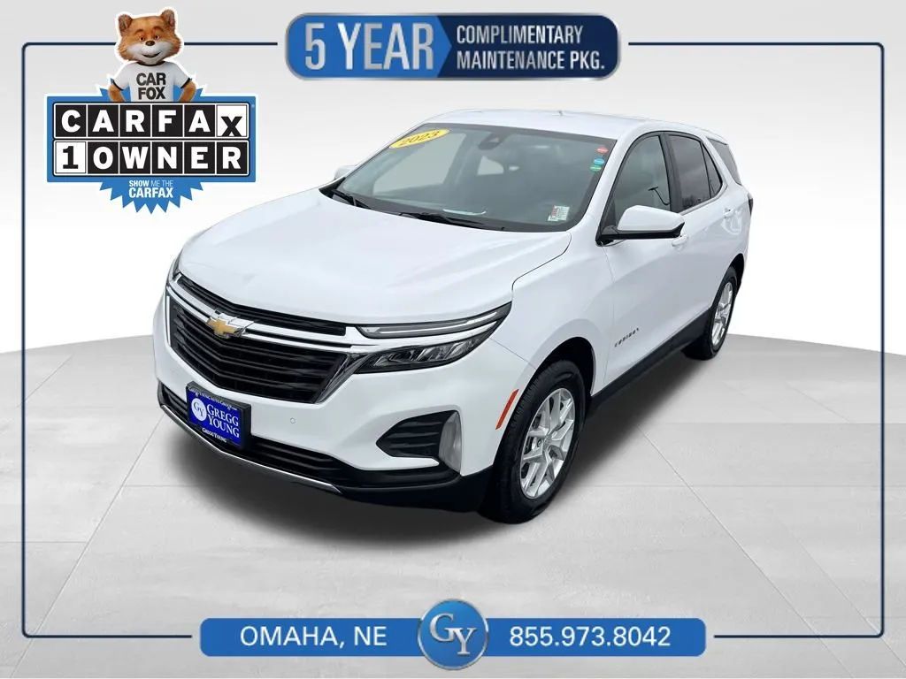 White 2023 Chevrolet Equinox LT for sale in Omaha, NE