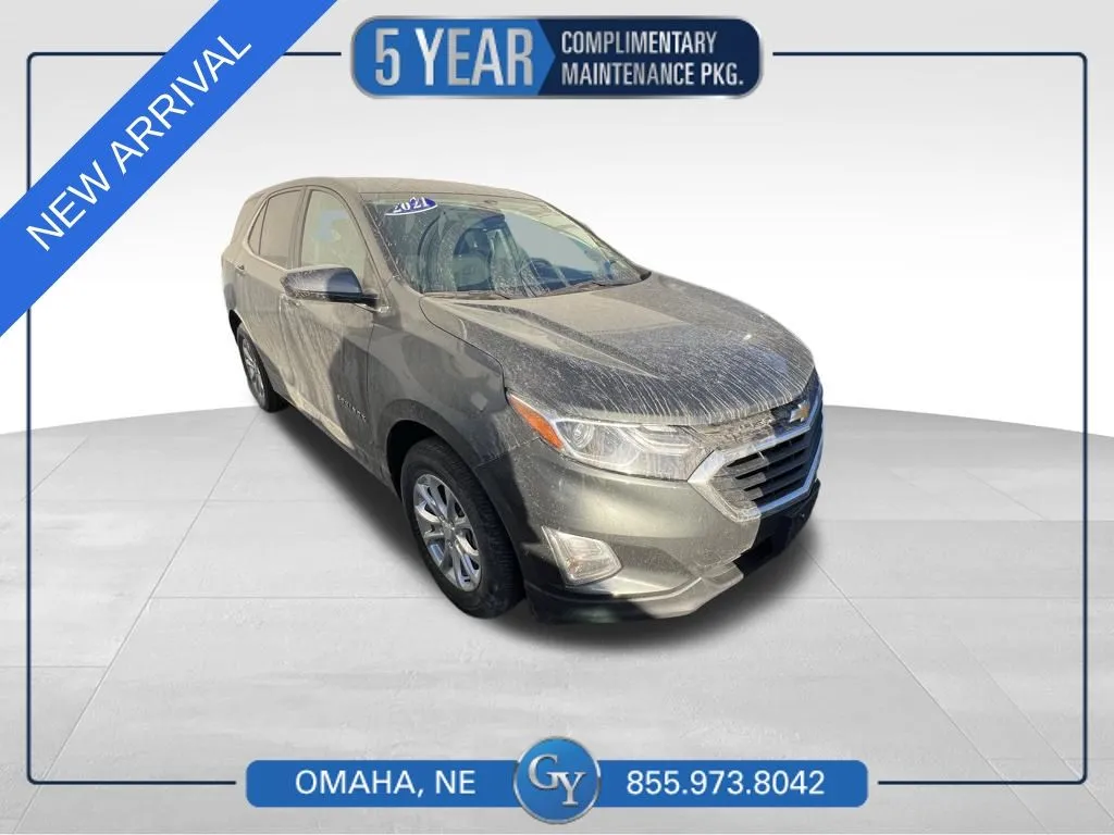 Gray 2021 Chevrolet Equinox LT for sale in Omaha, NE