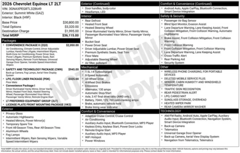 Photos of 2026 Chevrolet Equinox LT for sale in Omaha, NE at Gregg Young Chevrolet of Omaha