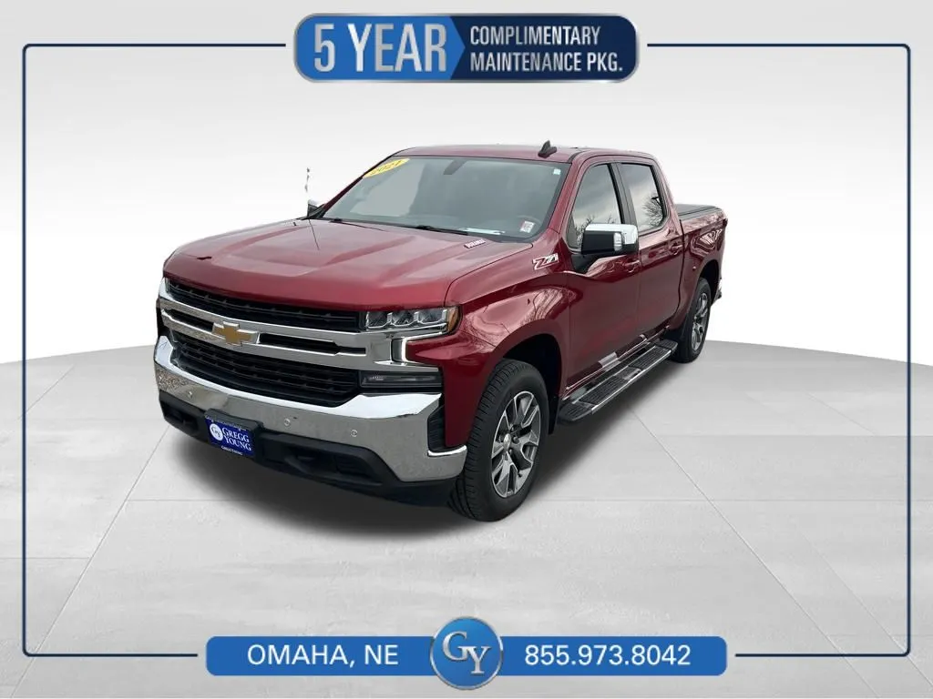 Red 2021 Chevrolet Silverado 1500 LT for sale in Omaha, NE