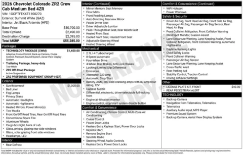 Photos of 2026 Chevrolet Colorado ZR2 for sale in Omaha, NE at Gregg Young Chevrolet of Omaha