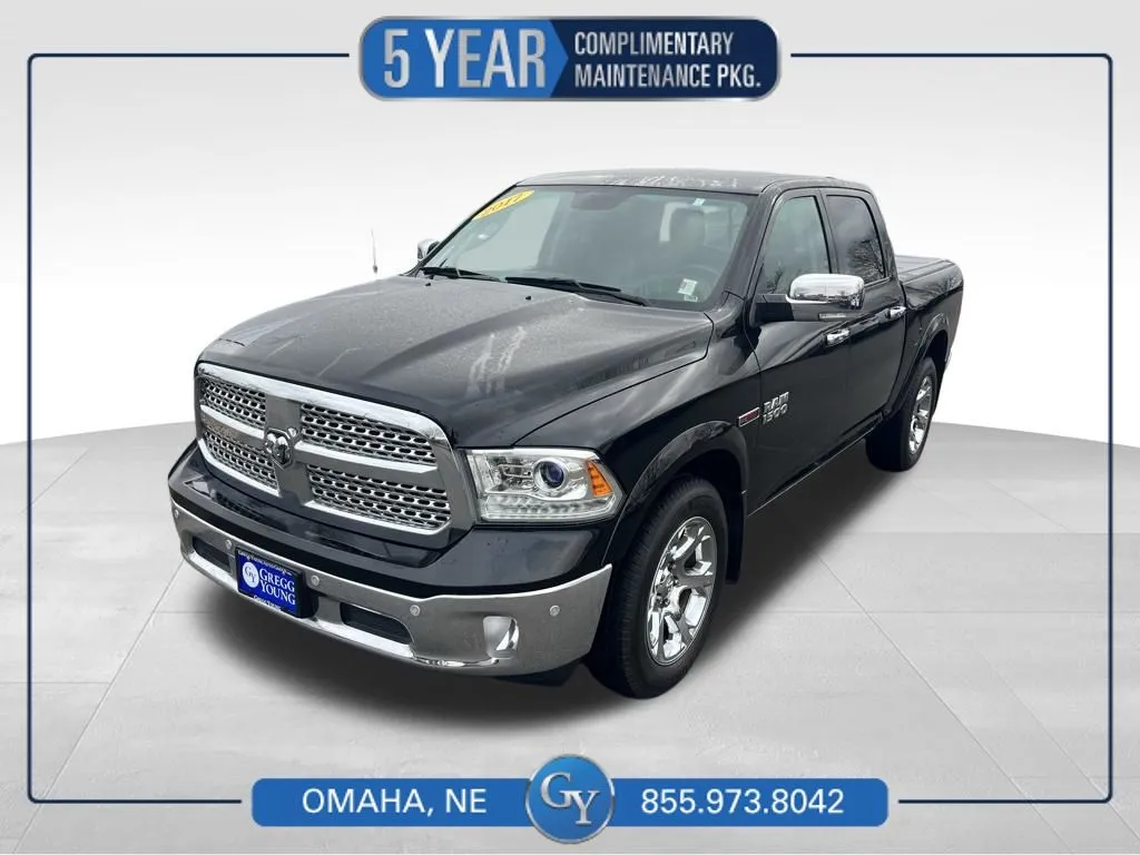 Black 2017 Ram 1500 Laramie for sale in Omaha, NE