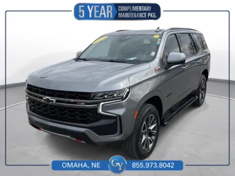 Gray 2021 Chevrolet Tahoe Z71 for sale in Omaha, NE