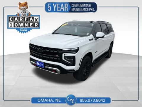 White 2025 Chevrolet Tahoe Z71 for sale in Omaha, NE