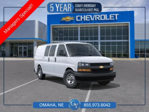 White 2025 Chevrolet Express 2500 Work Van for sale in Omaha, NE