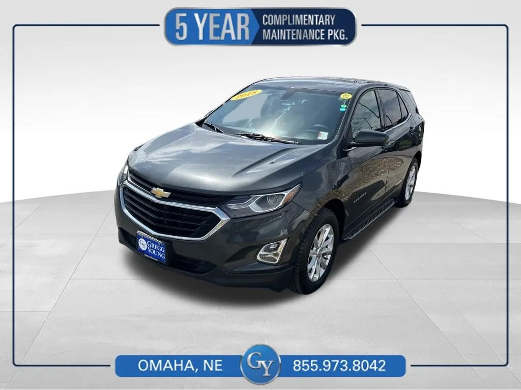 Gray 2018 Chevrolet Equinox LT for sale in Omaha, NE