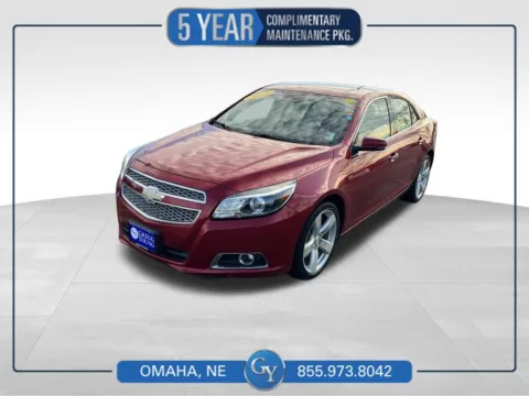 Red 2013 Chevrolet Malibu LTZ for sale in Omaha, NE