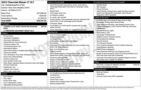 Photos of 2023 Chevrolet Blazer LT for sale in Omaha, NE at Gregg Young Chevrolet of Omaha