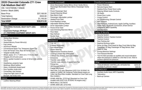 Photos of 2020 Chevrolet Colorado Z71 for sale in Omaha, NE at Gregg Young Chevrolet of Omaha