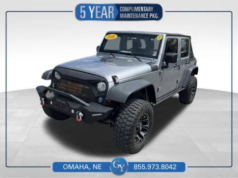 Silver 2016 Jeep Wrangler Unlimited Sport for sale in Omaha, NE