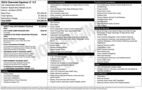 Photos of 2024 Chevrolet Equinox LT for sale in Omaha, NE at Gregg Young Chevrolet of Omaha