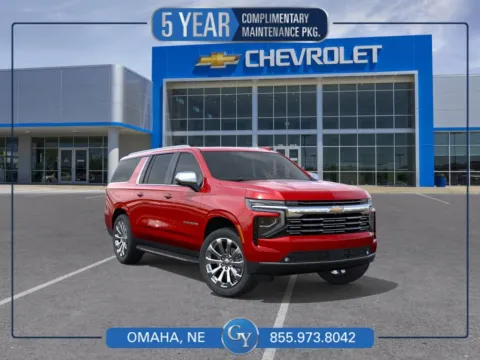 Red 2026 Chevrolet Suburban Premier for sale in Omaha, NE
