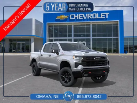 Gray 2026 Chevrolet Silverado 1500 LT Trail Boss for sale in Omaha, NE