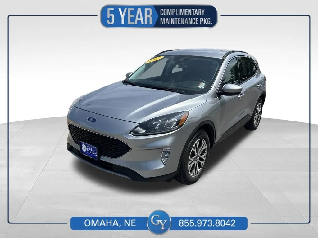 Silver 2021 Ford Escape SEL for sale in Omaha, NE