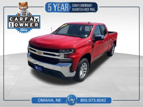 Red 2020 Chevrolet Silverado 1500 LT for sale in Omaha, NE
