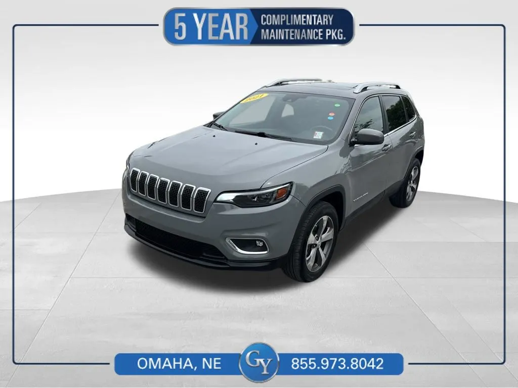 Gray 2021 Jeep Cherokee Limited for sale in Omaha, NE