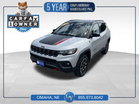 Silver 2025 Jeep Compass Trailhawk for sale in Omaha, NE