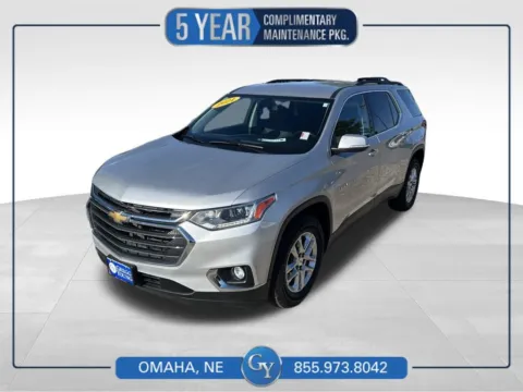 Silver 2021 Chevrolet Traverse LT for sale in Omaha, NE