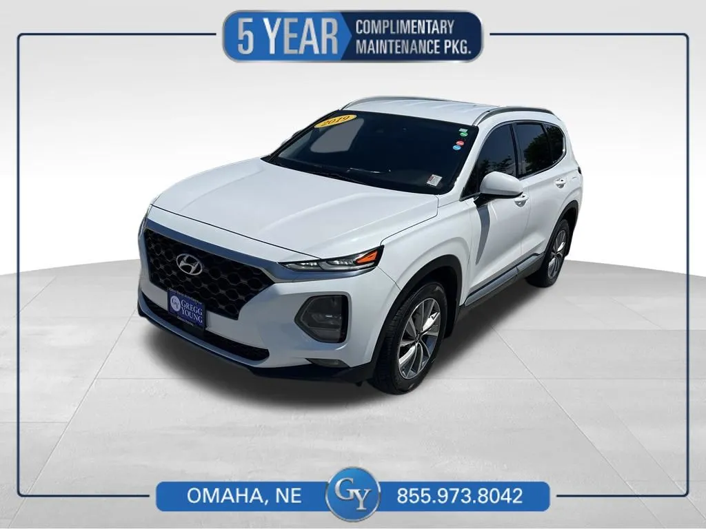 White 2019 Hyundai Santa Fe SEL Plus for sale in Omaha, NE