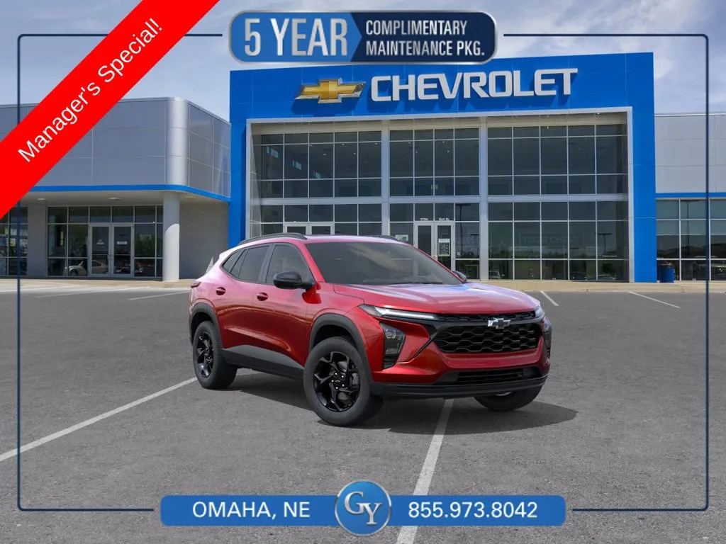 Red 2026 Chevrolet Trax LT for sale in Omaha, NE