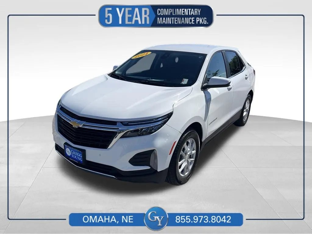 White 2024 Chevrolet Equinox LT for sale in Omaha, NE