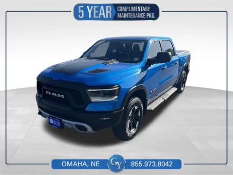 Blue 2022 Ram 1500 Rebel for sale in Omaha, NE