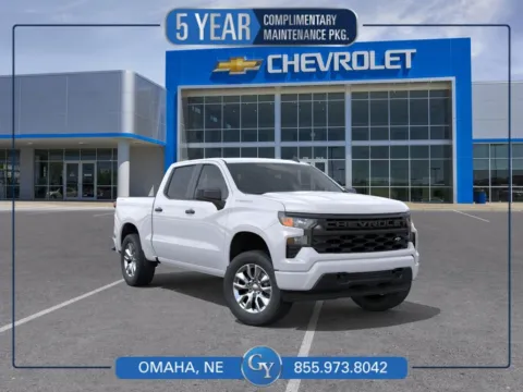 White 2026 Chevrolet Silverado 1500 Custom for sale in Omaha, NE
