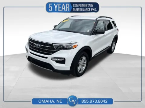 White 2024 Ford Explorer XLT for sale in Omaha, NE