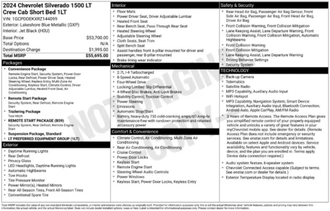 Photos of 2024 Chevrolet Silverado 1500 LT for sale in Omaha, NE at Gregg Young Chevrolet of Omaha