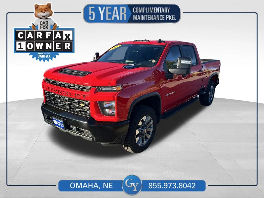 Red 2023 Chevrolet Silverado 2500 HD Custom for sale in Omaha, NE