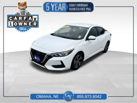White 2022 Nissan Sentra SV for sale in Omaha, NE