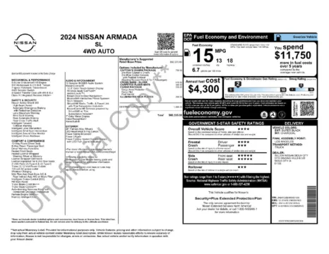 Photos of 2024 Nissan Armada SL for sale in Omaha, NE at Gregg Young Chevrolet of Omaha