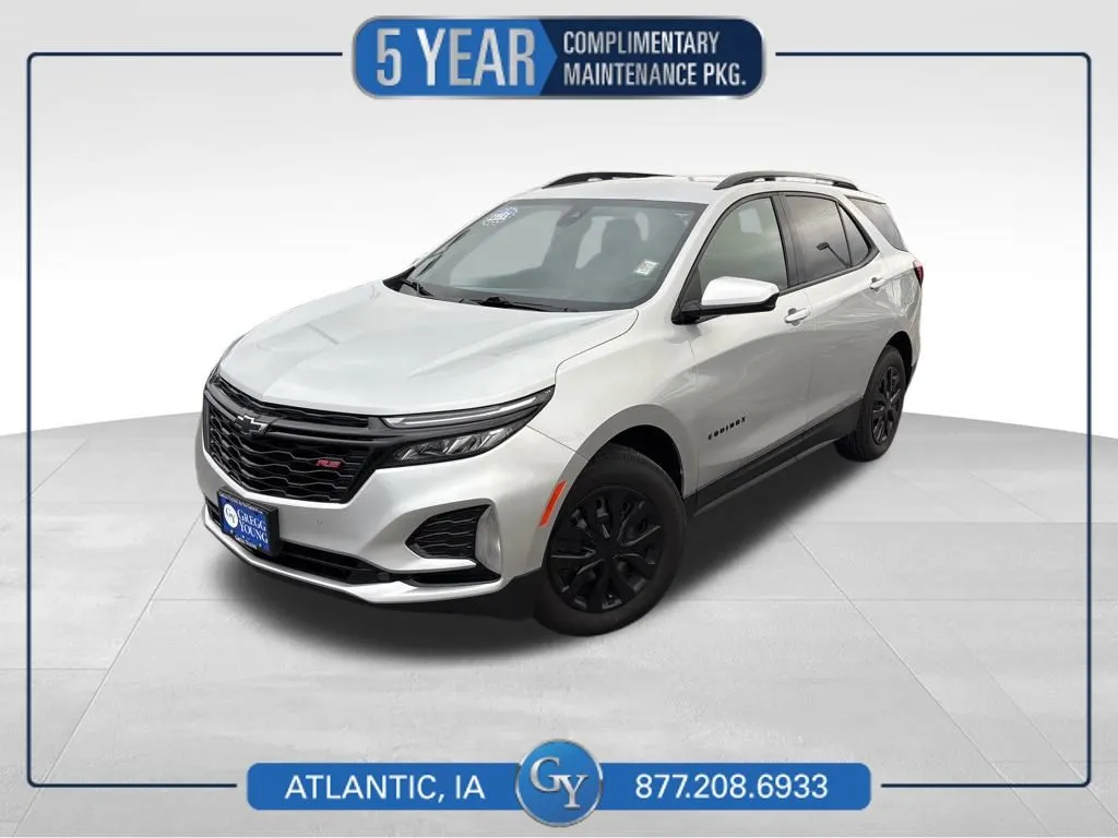 Silver 2022 Chevrolet Equinox RS for sale in Atlantic, IA