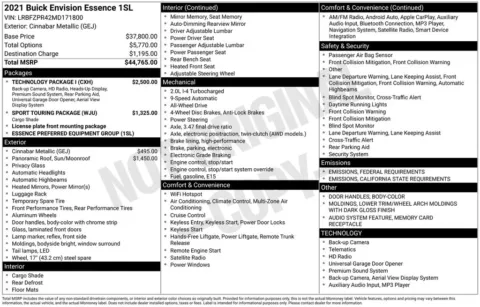 Photos of 2021 Buick Envision Essence for sale in Atlantic, IA at Gregg Young Automotive of Atlantic - Chevrolet GMC