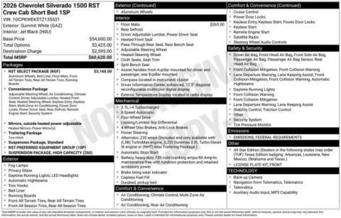 Photos of 2026 Chevrolet Silverado 1500 RST for sale in Atlantic, IA at Gregg Young Automotive of Atlantic - Chevrolet GMC