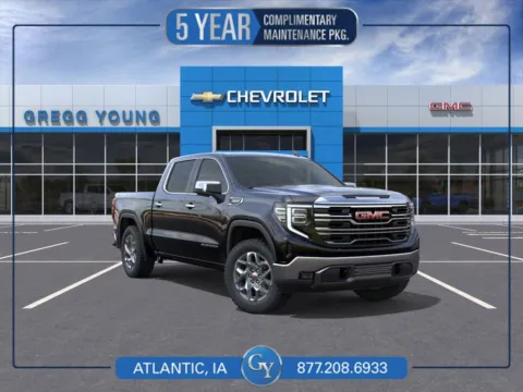 Black 2026 GMC Sierra 1500 SLT for sale in Atlantic, IA