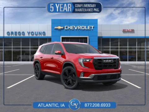 Red 2026 GMC Acadia Elevation for sale in Atlantic, IA
