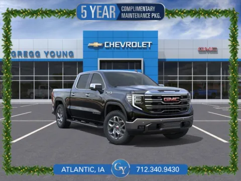 Black 2026 GMC Sierra 1500 SLT for sale in Atlantic, IA