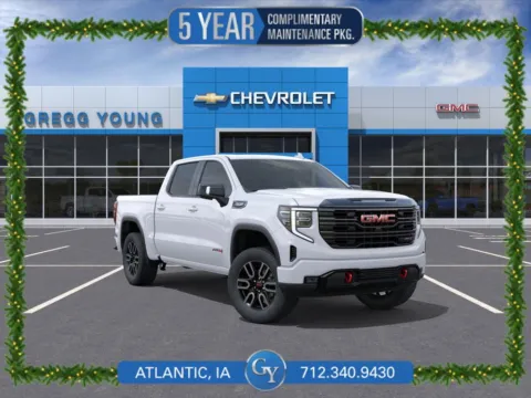White 2026 GMC Sierra 1500 AT4 for sale in Atlantic, IA