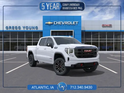White 2026 GMC Sierra 1500 AT4 for sale in Atlantic, IA