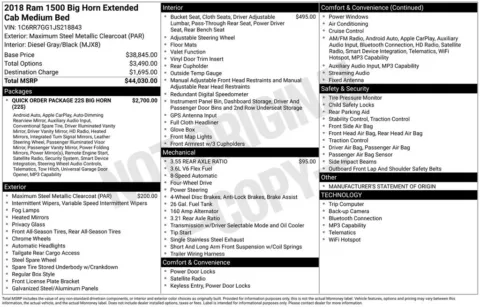 Photos of 2018 Ram 1500 Big Horn for sale in Atlantic, IA at Gregg Young Automotive of Atlantic - Chevrolet GMC