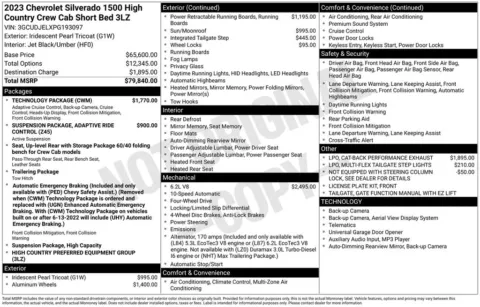 Photos of 2023 Chevrolet Silverado 1500 High Country for sale in Atlantic, IA at Gregg Young Automotive of Atlantic - Chevrolet GMC