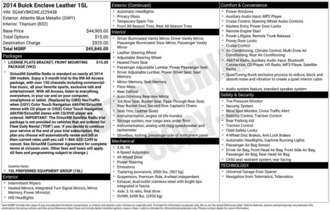 Photos of 2014 Buick Enclave Leather Group for sale in Atlantic, IA at Gregg Young Automotive of Atlantic - Chevrolet GMC